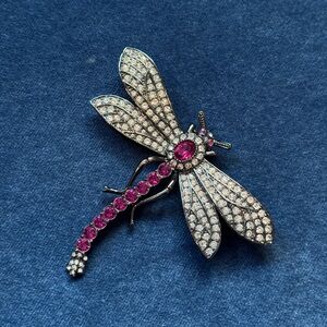 Joan Rivers Dragonfly Brooch‎
